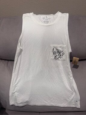 American Eagle Outfitters White Soft & Sexy Tank